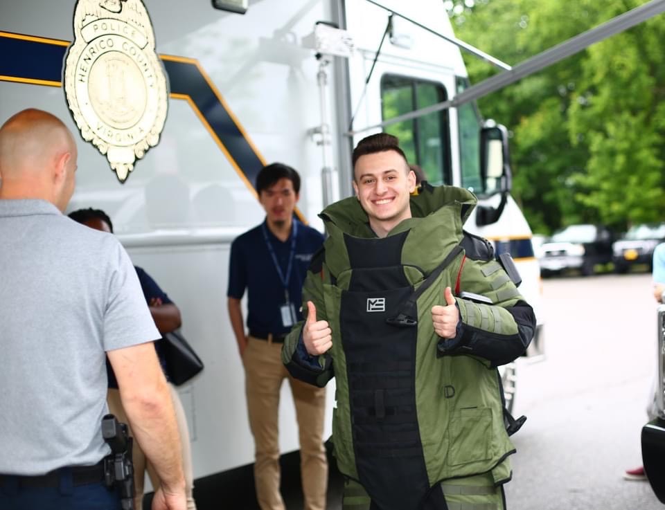 Internships with the Henrico County Division of Police, Virginia State Police and the U.S. Defense Intelligence Agency have prepared Hirsh to launch a career in intelligence.