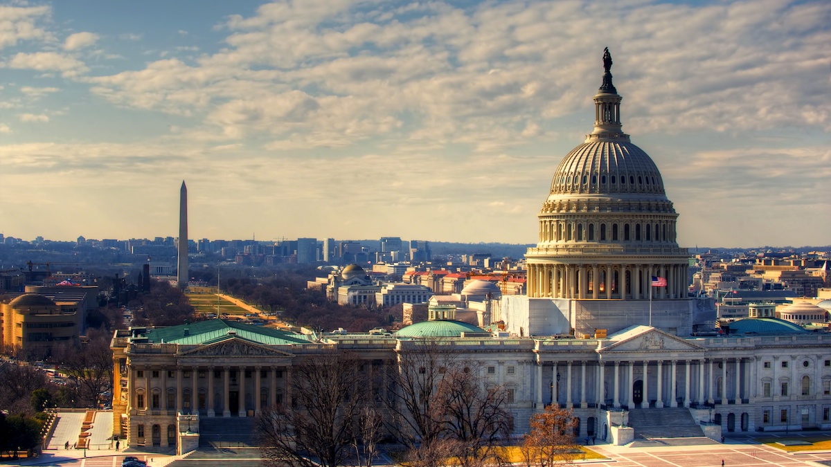 Daytime image of Washington, D.C. skyline.