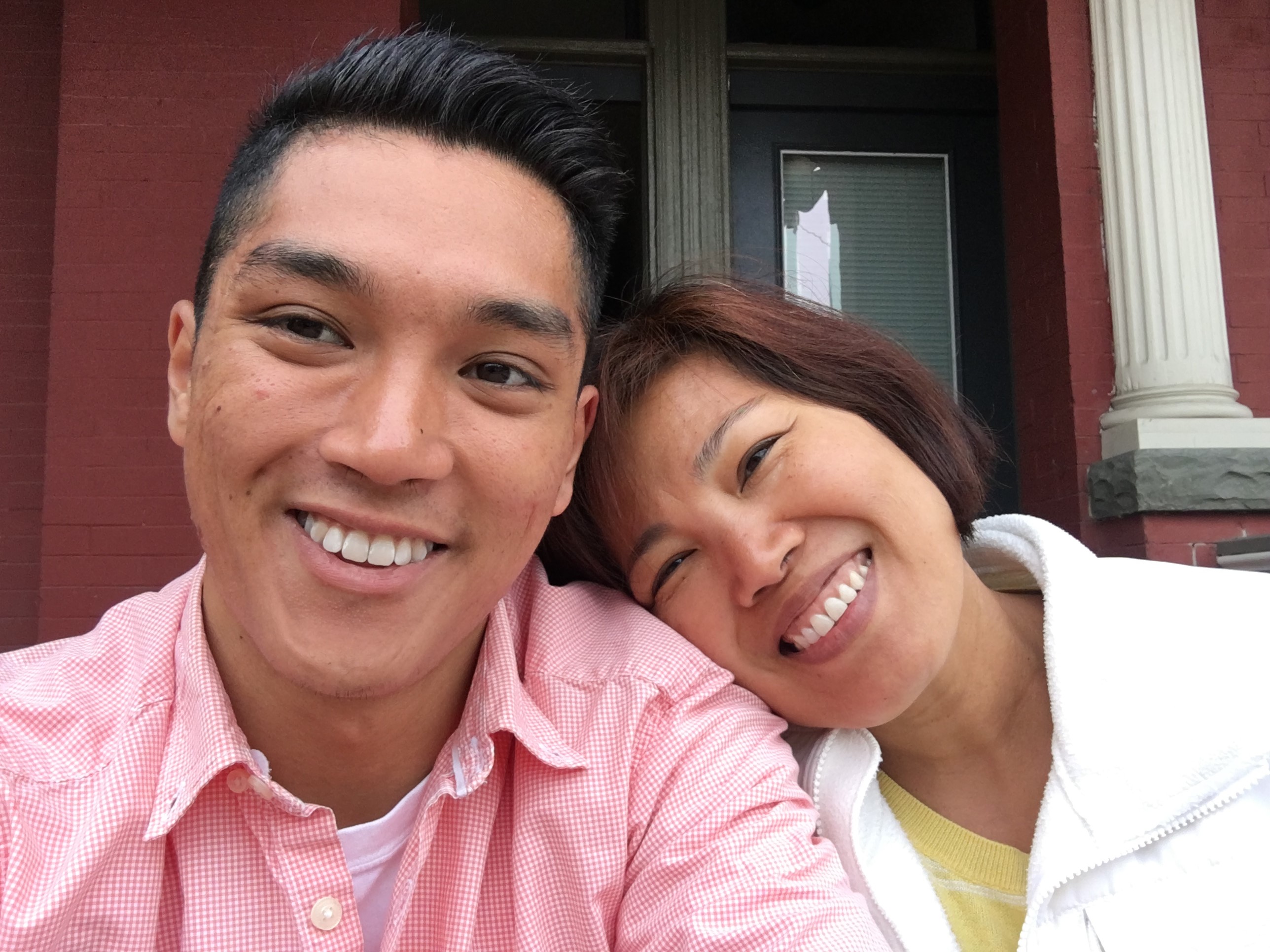 Zach Villegas and his mom, Ms. Khin Kyu Kyu