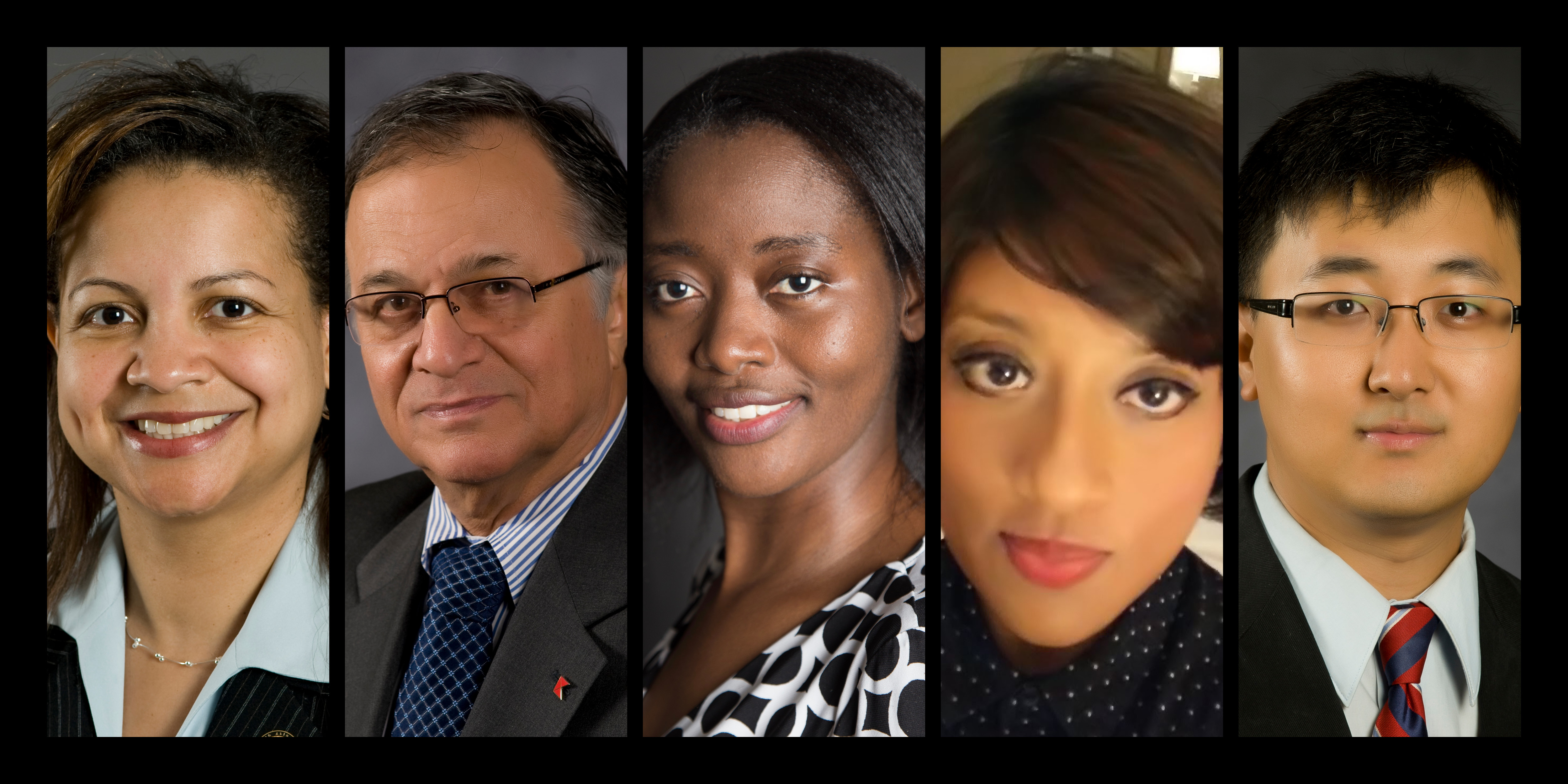 2019 ASPA Honorees (left to right): Susan Gooden, interim dean and professor; Blue Wooldridge, professor; Sombo Chunda, doctoral student; Suparna Dutta, doctoral student; and Myung Jin, associate professor and chair.