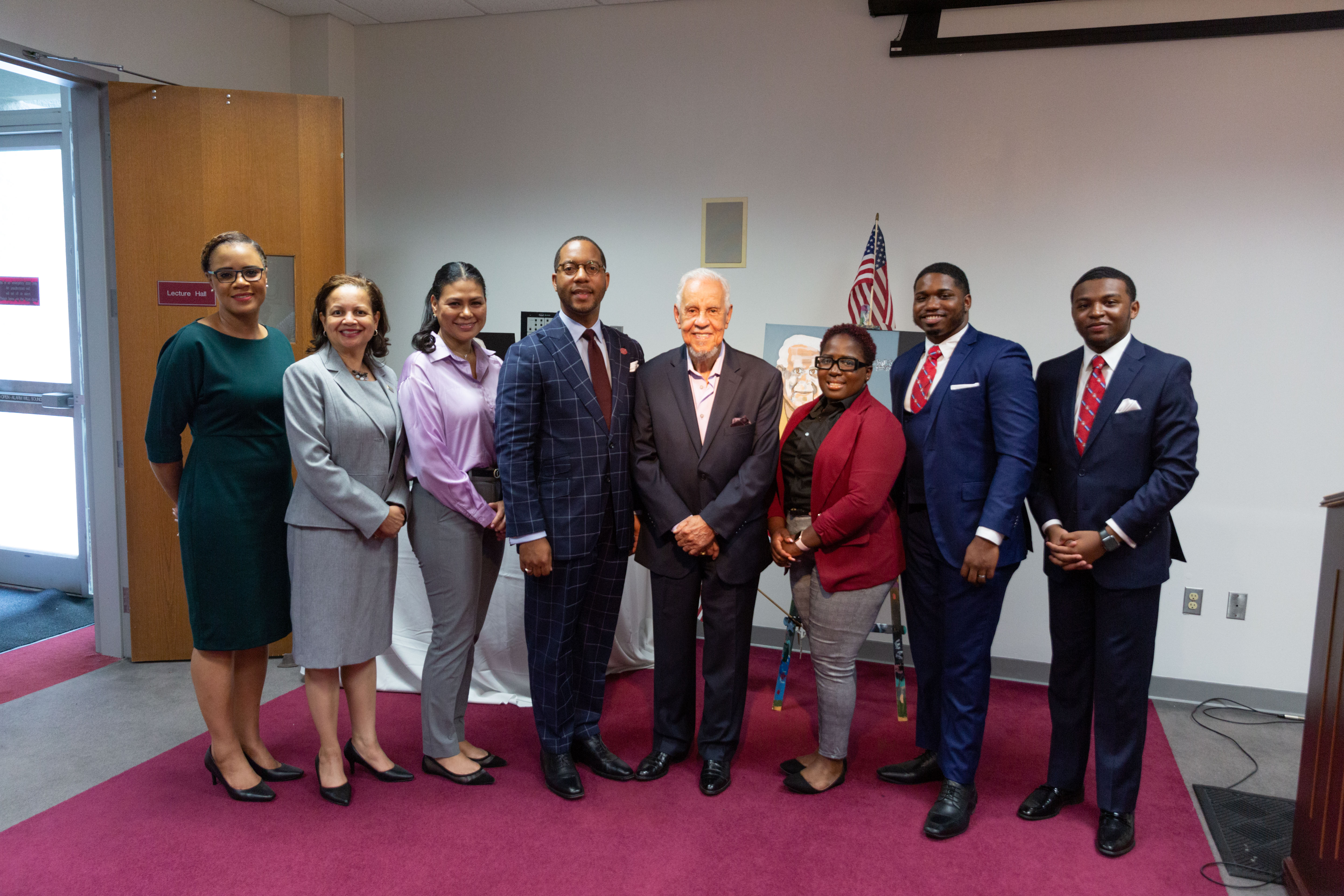 Governor Wilder met with Richard Price and Virginia University Union alumni.