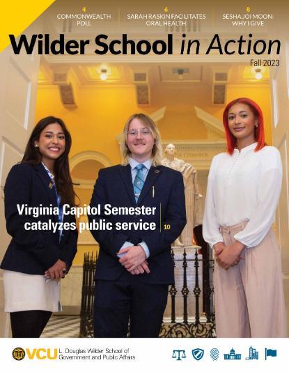 Wilder School in Action Fall 2023 Magazine Cover