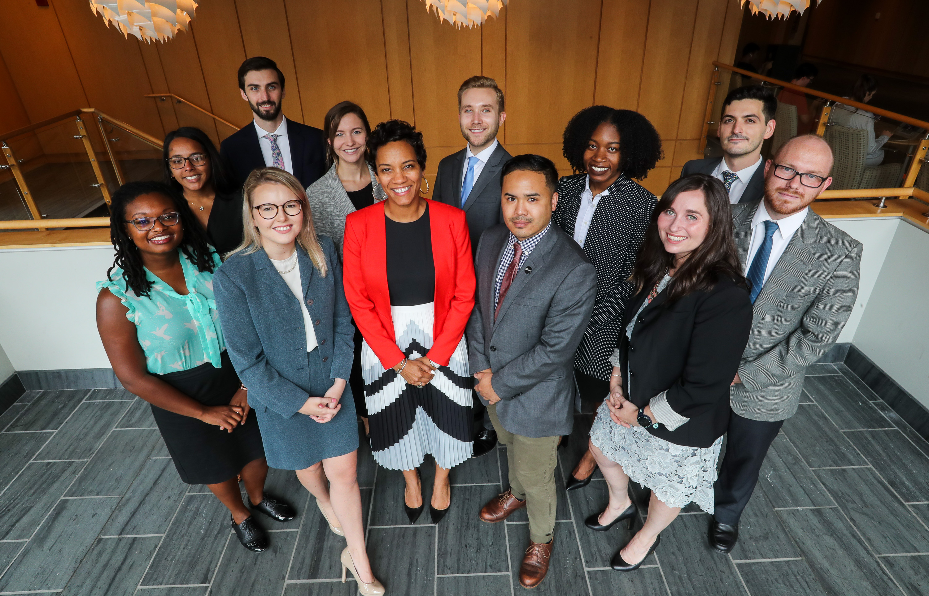 Left to Right: Lark Washington, Gabriella Pino-Moreno, Ashley Ferguson, Matthew Whibley, Rebekah Cazares, Shajuana Isom-Payne, Jake Kline, Eric Mai, Taylor Jenkins, Amelie Rives, Dan Motta, Woody Rogers. (Not photographed: Aleigh Faulk and Hillary Smalls)